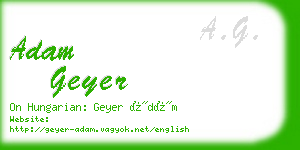 adam geyer business card